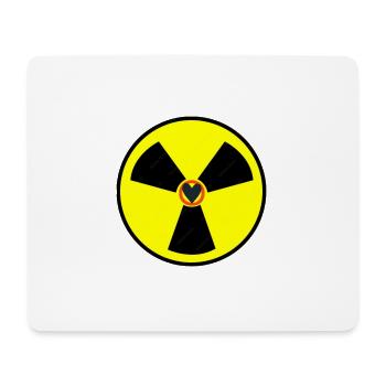 Radioaktive Gefahr - Mousepad (Querformat) - Weiß - Vorne