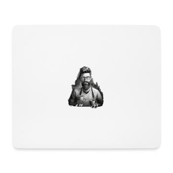 Blutgruppe Barista Coffee Lover weiß - Mousepad (Querformat) - Weiß - Vorne