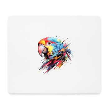Perroquet, Oiseau, Liberté Animale, Monde, Merveille de la faune - Tapis de souris (format paysage) - blanc - Devant