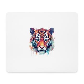 Tiger Animal Freedom World Wildlife Abstract - Mousepad (Querformat) - Weiß - Vorne
