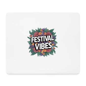 Festival Vibes - Mouse Pad (horizontal) - white - Front