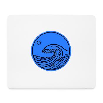 Welle Meer Ozean Wasser - Mousepad (Querformat) - Weiß - Vorne