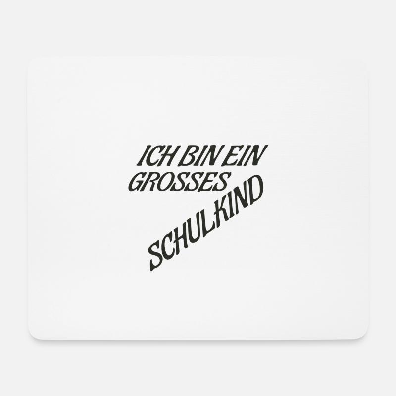 Ich bin ein großes Schulkind - Mousepad (Querformat) - Weiß