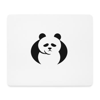 Pandabär - Mousepad (Querformat) - Weiß - Vorne