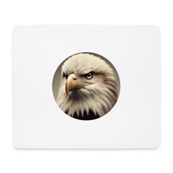Bald eagle - Mouse Pad (horizontal) - white - Front