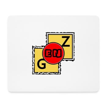 GEN Z Blocks - Mouse Pad (horizontal) - white - Front