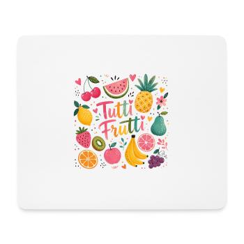 Tutti Frutti Farbexplosion - Mousepad (Querformat) - Weiß - Vorne