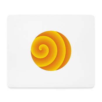 Golden Hour Spiral Vibe - Mouse Pad (horizontal) - white - Front