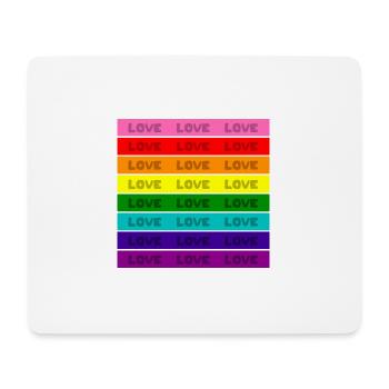 Dear Rainbow Flag - Mouse Pad (horizontal) - white - Front