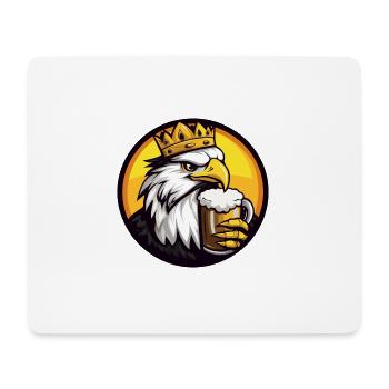 Bande dessinée Eagle Beer - Tapis de souris (format paysage) - blanc - Devant
