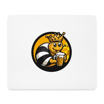 Schnecke Bier Comic - Mousepad (Querformat) - Weiß - Vorne