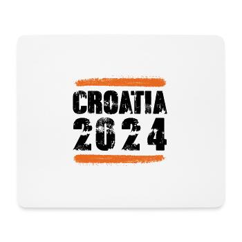 Croatia 2024 Team - Mouse Pad (horizontal) - white - Front