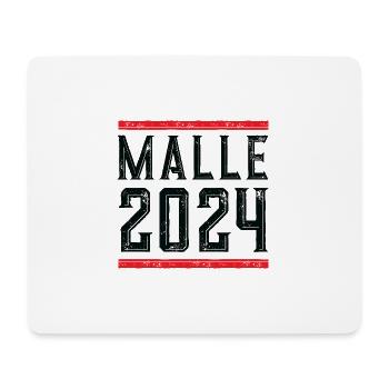 Malle 2024 - Mousepad (Querformat) - Weiß - Vorne