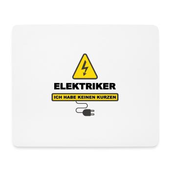 Elektriker - Mousepad (Querformat) - Weiß - Vorne