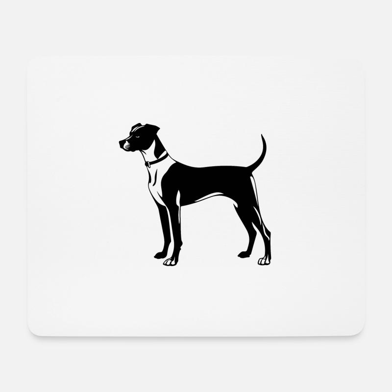 Whippet Hund - Mousepad (Querformat) - Weiß