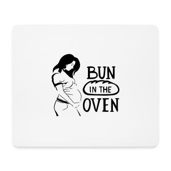 Braten Röhre Bun Oven Schwanger Pregnant - Mousepad (Querformat) - Weiß - Vorne