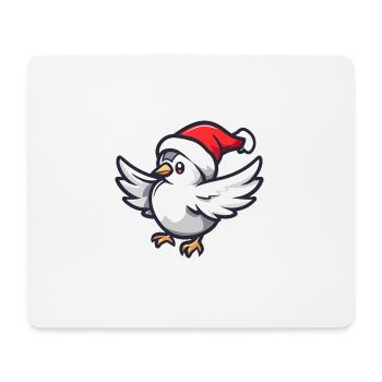 Dove Bird Christmas - Mouse Pad (horizontal) - white - Front