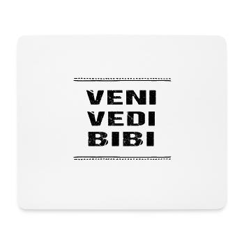 Veni Vedi Bibi - Tapis de souris (format paysage) - blanc - Devant