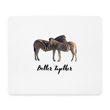 Better Together - Mousepad (Querformat) - Weiß - Vorne