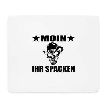Moin - Mousepad (Querformat) - Weiß - Vorne