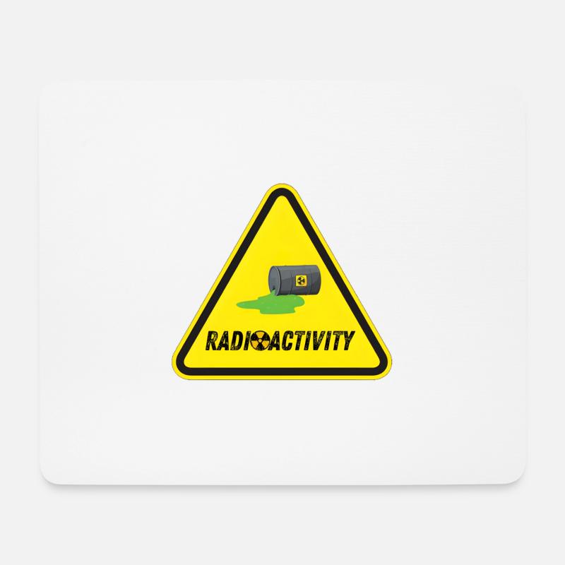 Radioactivity - Mouse Pad (horizontal) - white