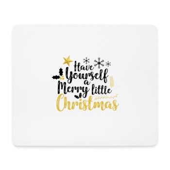 PASSEZ UN JOYEUX PETIT NOËL - Tapis de souris (format paysage) - blanc - Devant