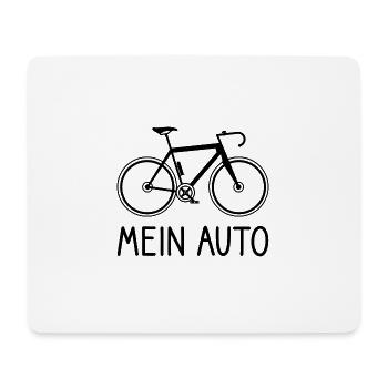 Fahrrad - Mein Auto - Mousepad (Querformat) - Weiß - Vorne