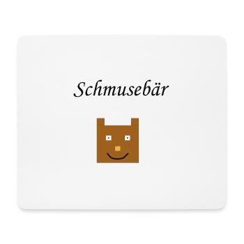 Schmusebär Motiv - Mousepad (Querformat) - Weiß - Vorne