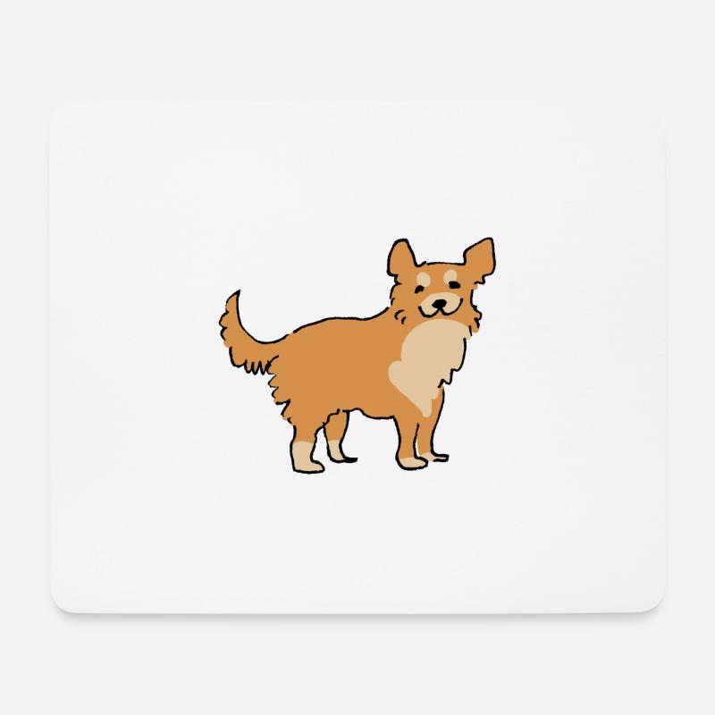 Chihuahua - Mousepad (Querformat) - Weiß