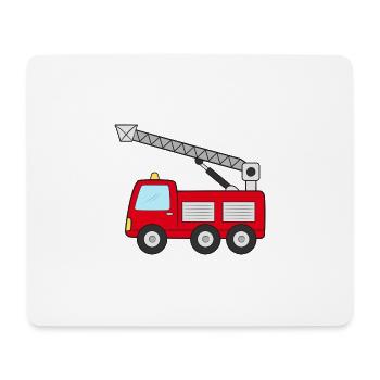 Fire engine Fire engine - Mouse Pad (horizontal) - white - Front