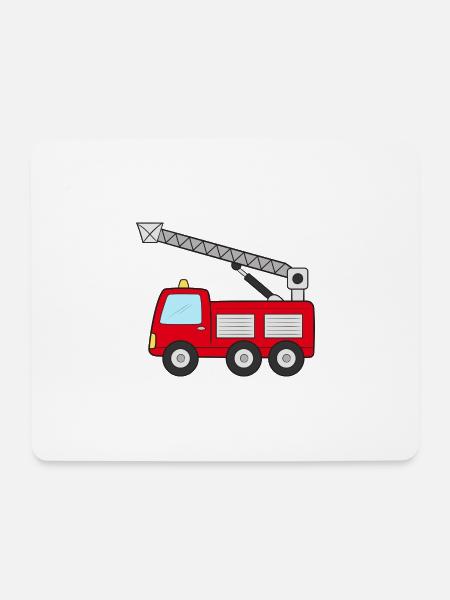 Fire engine Fire engine - Mouse Pad (horizontal) - white