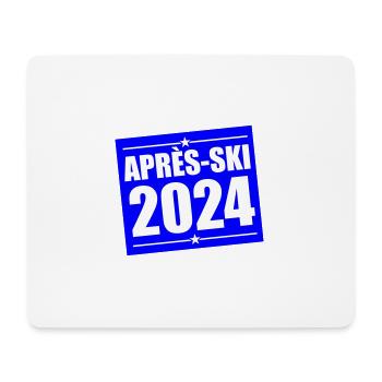 Après-ski 2024 - Tapis de souris (format paysage) - blanc - Devant