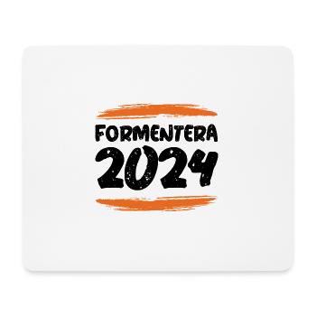 Formentera 2024 - Mousepad (Querformat) - Weiß - Vorne