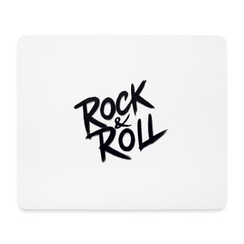 Rock & Roll - Tapis de souris (format paysage) - blanc - Devant