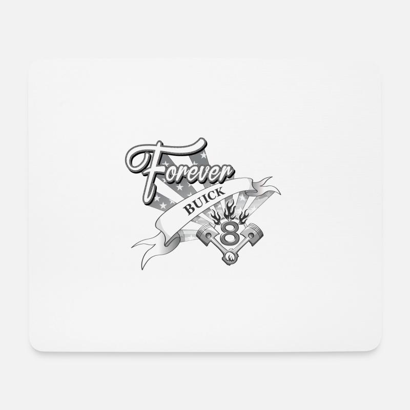 Für immer V8 - Mousepad (Querformat) - Weiß