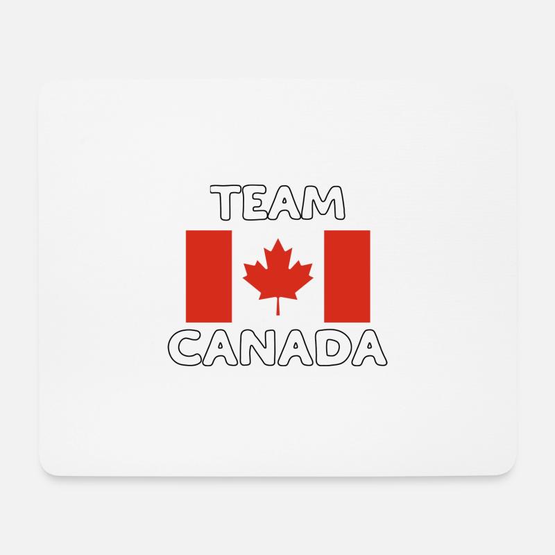 TEAM KANADA - Mousepad (Querformat) - Weiß