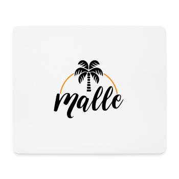 Malle Palme - Tapis de souris (format paysage) - blanc - Devant