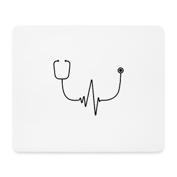 Nurse Doctor Hospital Krankenschwester - Mousepad (Querformat) - Weiß - Vorne