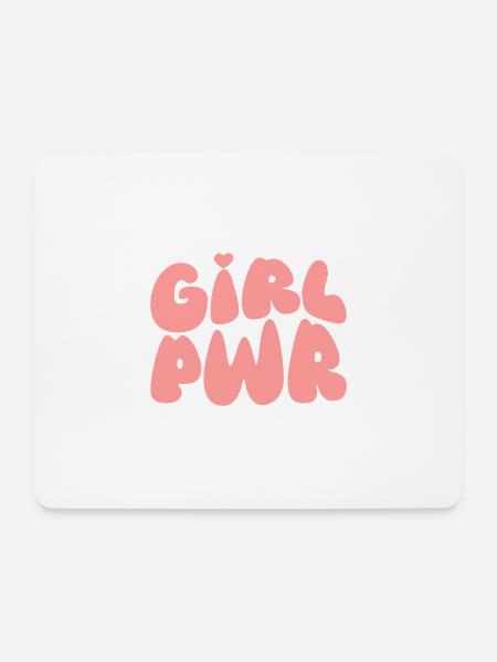 Gir Power Feminist - Mouse Pad (horizontal) - white