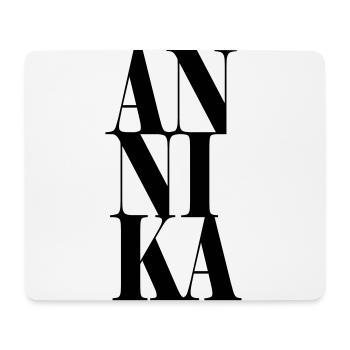 Annika Name Vorname Moderne Schrift Wort Art - Mousepad (Querformat) - Weiß - Vorne