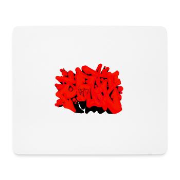 SAD Graffiti - Mousepad (Querformat) - Weiß - Vorne
