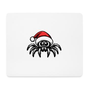 Tarantula Weihnachten Niedlich - Mousepad (Querformat) - Weiß - Vorne