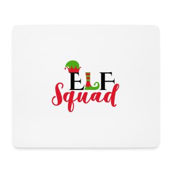 Elf squad gift Christmas Santa Claus Weih - Mouse Pad (horizontal) - white - Front