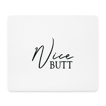 Beau fesses - Tapis de souris (format paysage) - blanc - Devant