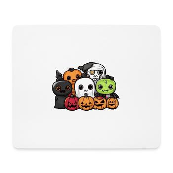 Halloween Party Trick Or Treat Dessin animé - Tapis de souris (format paysage) - blanc - Devant