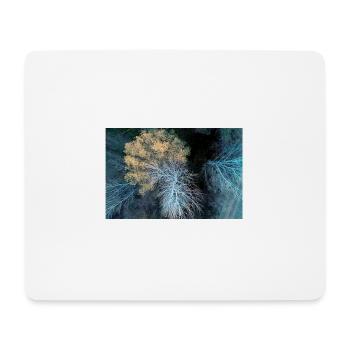 Bäume - Mousepad (Querformat) - Weiß - Vorne