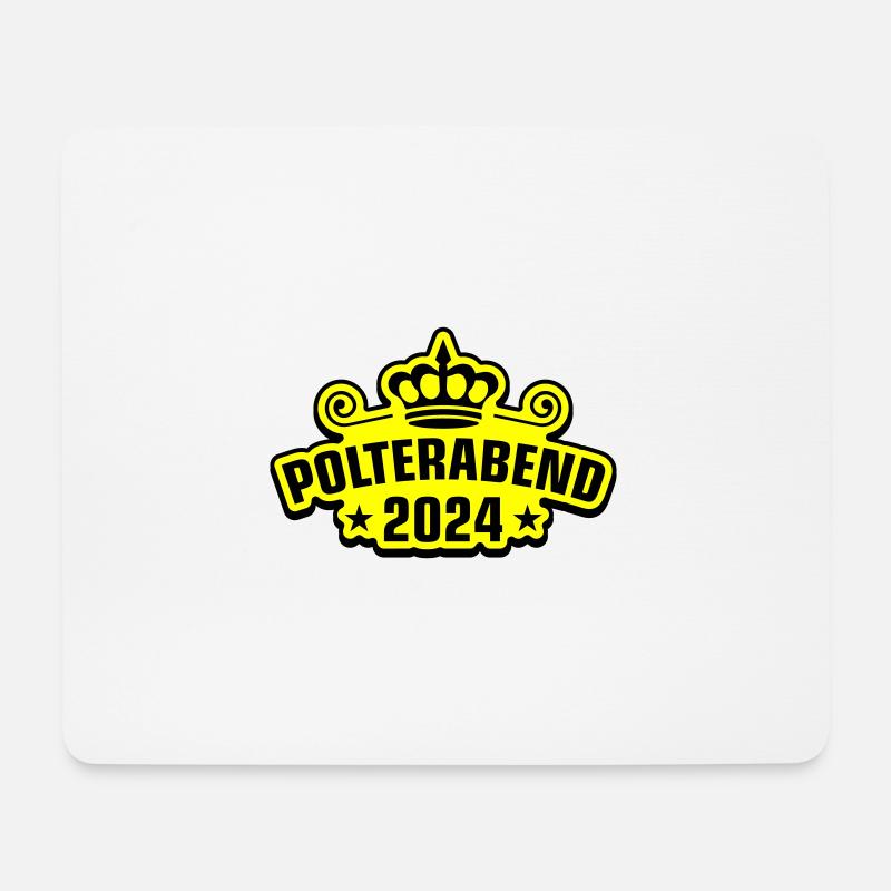 Polterabend 2024 - Mousepad (Querformat) - Weiß