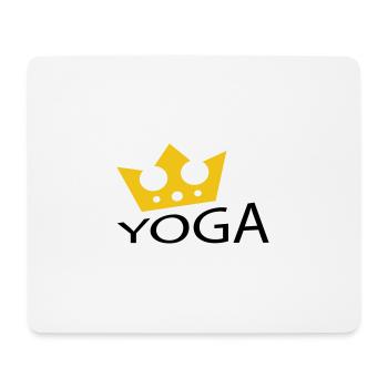 Yoga / Namaste / Fleur de lotus - Tapis de souris (format paysage) - blanc - Devant