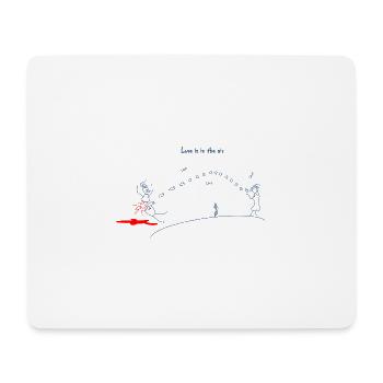 Love is in the air - Mouse Pad (horizontal) - white - Front