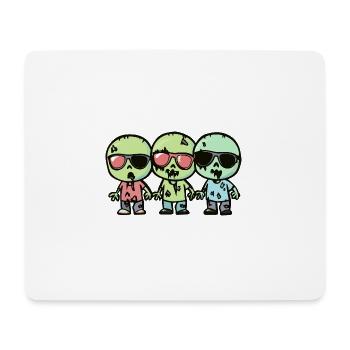Zombies Halloween - Mouse Pad (horizontal) - white - Front